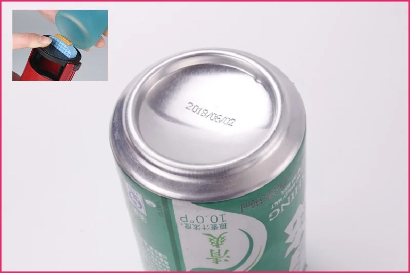 

Manual date stamp stamping date machine For Arc bottle bottom Cosmetic food bottle cap