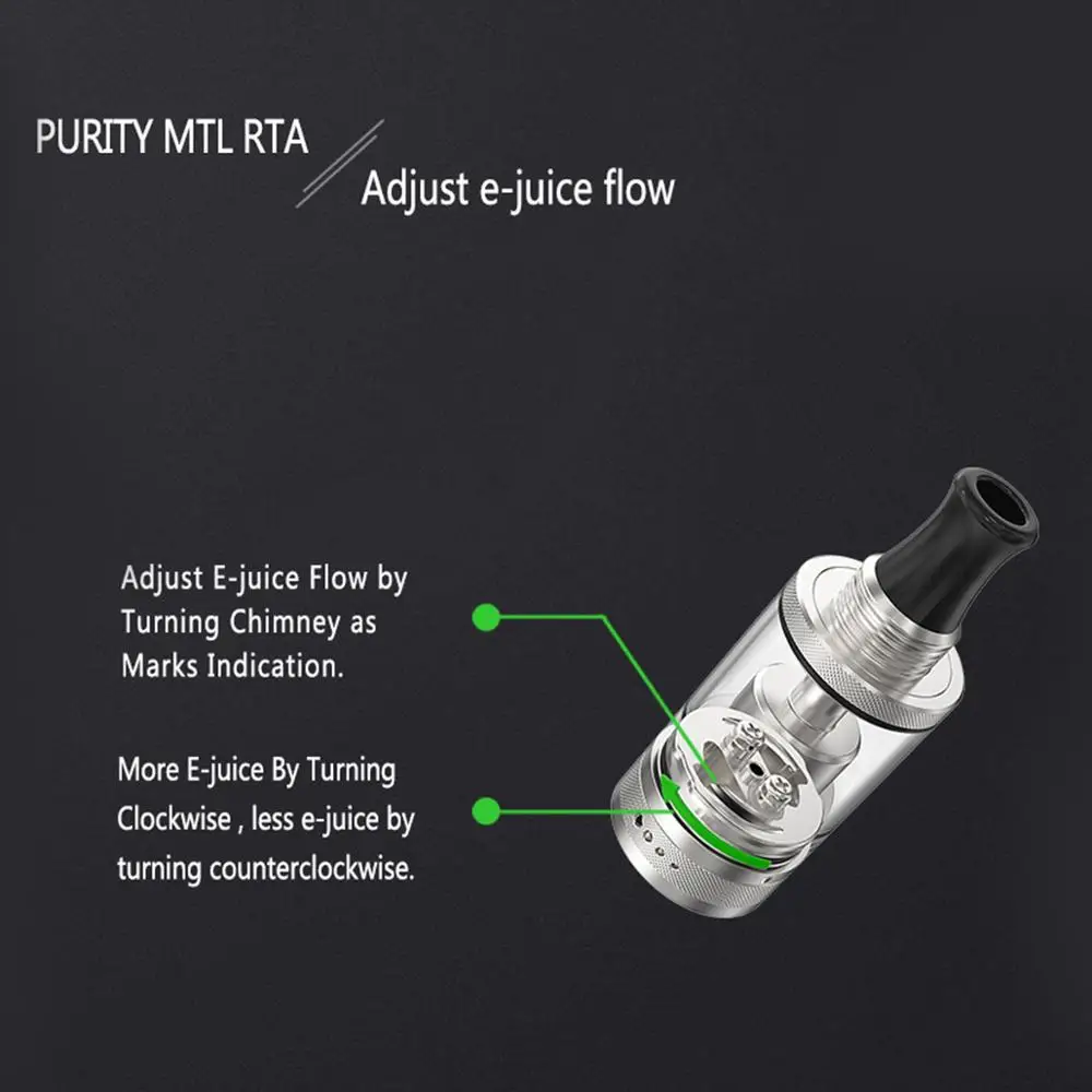 Вулканическая чистота MTL RTA танк распылитель ввиду одной катушки 2 0 мл емкость