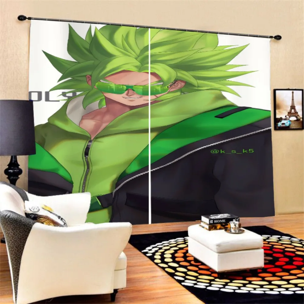 Color-6 Занавески сказочные для гостиной спальни 3D японского аниме занавески оконные шторы занавеси домашний декор 1 шт. пользовательские домашние шторы - Цвет: Color-6