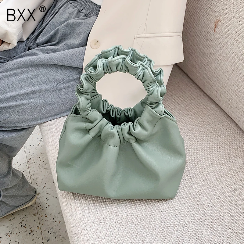 [BXX] Женские однотонные сумки через плечо из искусственной кожи для женщин весна