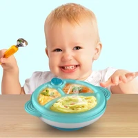 newly designed whale shaped childrens thermal rice bowl with non slip suction cup at the bottom of the child feeding bowl