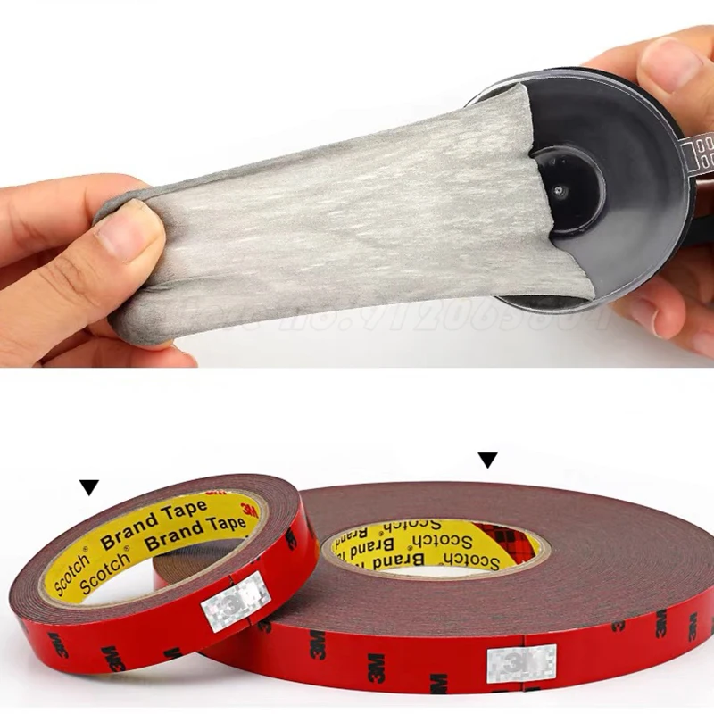 Прочная клейкая лента из акриловой пены 3 м высокотемпературная Двусторонняя для