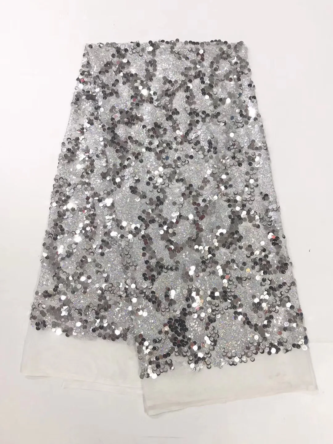 Синий + золотой модный дизайн красивая африканская сетчатая кружевная ткань с