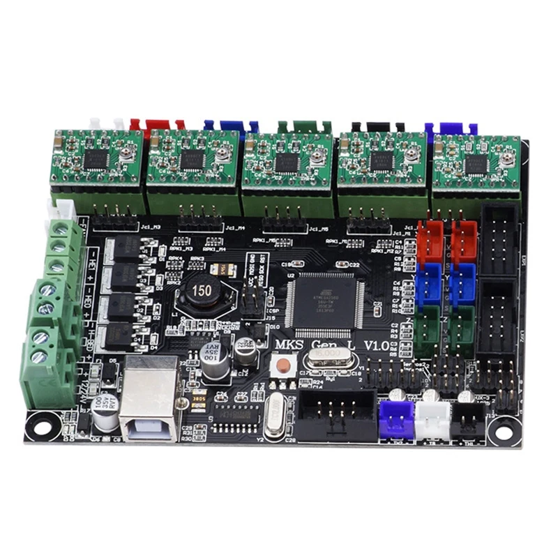 Комплект для 3D принтера MKS GEN L интегрированная материнская плата A4988 драйвер +