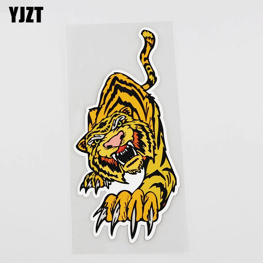 

YJZT 7,1 см * 15,5 см, тигр, яркие животные, оригинальная фотосессия 12A-0015