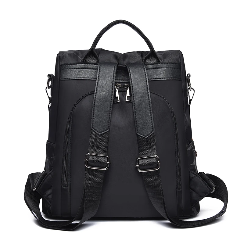 

Brand Reflective Strip Ladies Backpack Fashion Waterproof Stone Pattern Girl School Bag Anti-theft Nylon Ladies Travel Backpack