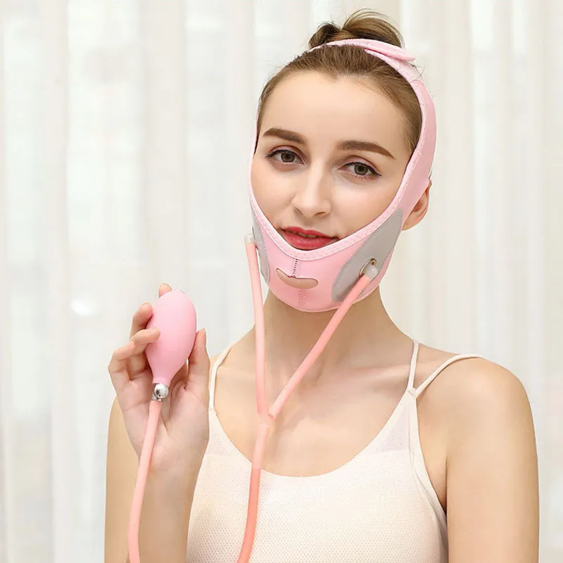 

Air Press Lift Up Belt Thin Face Bandage V-Line Cheek Chin Slimming Mask Face Shaper for Weight Loss Skin Care Beauty Tool