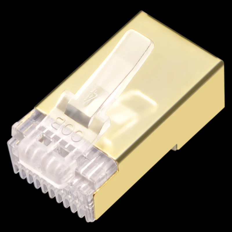 CNCOB RJ50 многожильные разъемы 10P10C сетевой Кабельный разъем RJ48 прозрачная