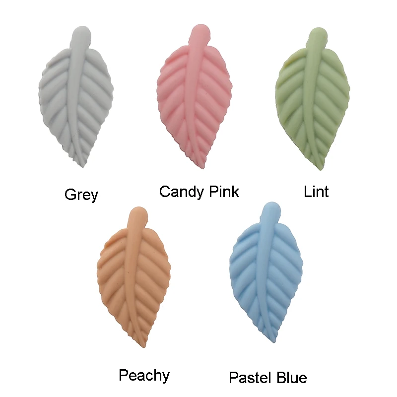 Прорезыватель для зубов Chenkai в форме листа 5 шт. | Мать и ребенок