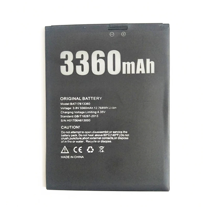 Новинка 3360 мАч BAT17613360 оригинальная запасная батарея Bateria Batterij Для DOOGEE X30 мобильный