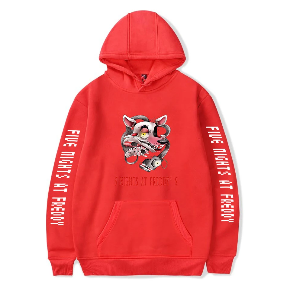 

2019 Winter Popular Brand Men's Hoodie Five Nights at Freddy Printing Men's Sweatshirts & Hoodies Hoodie Couples Daily harajuku