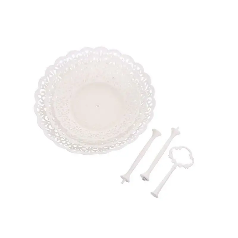 Современная креативная трехуровневая корзинка для фруктового торта-тарелка