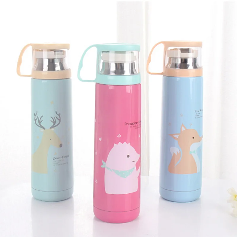 350/500 мл Термоизолированный термос из нержавеющей стали Студенческая вакуумная