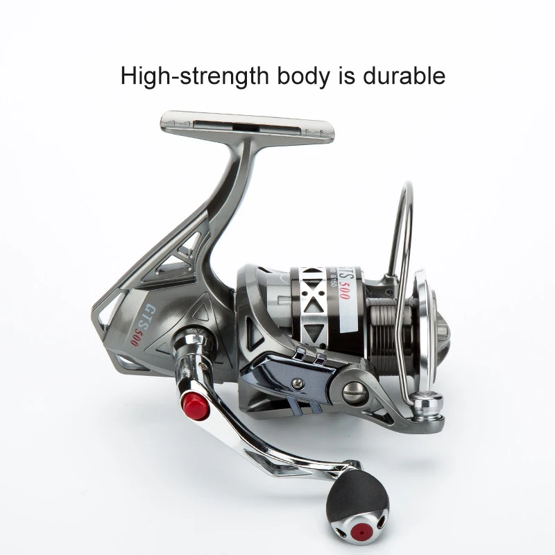 2021 TEBEN GTS1000 Spinning Fishing Reel Metal 5.2:1 18KG Max Drag Stainless Steel Handle Seawater Carp Ice Winter Fishing Gear