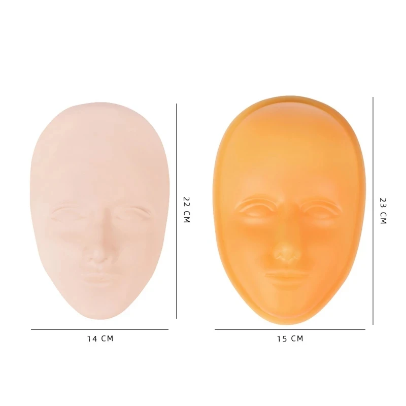 Профессиональная голова для татуировок на лице 5D силиконовая тренировочная