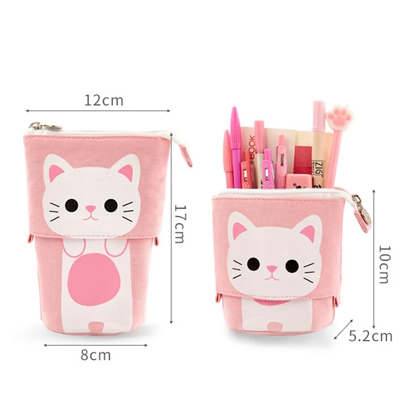 

Pop-up Pencil Case Cute Multifunctional Pen Holder Stationery School Office Supplies Kawaii Pencil Cases Estuches Escolares