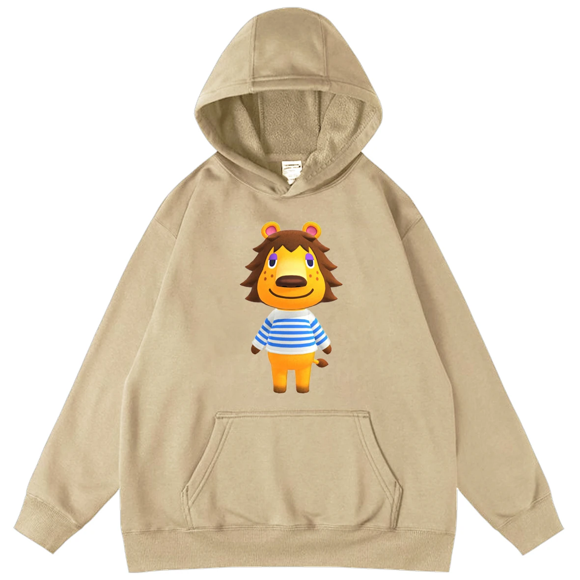 

Funny Popular Animal Crossing Game Men's Oversized Hoodies Mens Long Sleeve Pullover Hooded Sweatshirt Tops Anime Print Hoodies