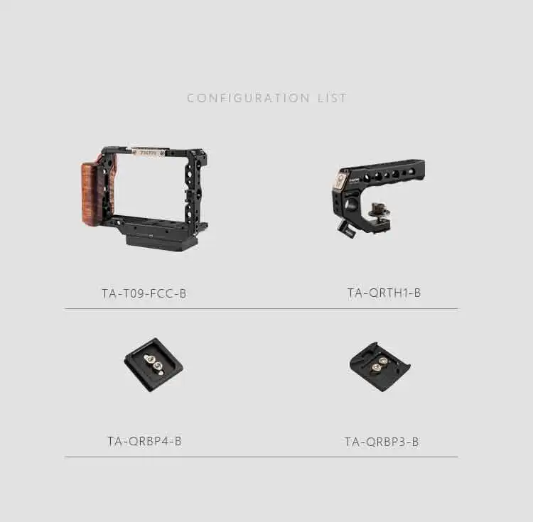 Tilta Сигма камера клетка для Sigma FP Риг DSLR камеры с ручкой сверху продлить Холодный