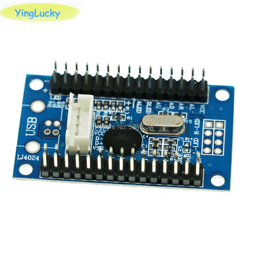 1 игровой контроллер сделай сам со светодиодом/USB для Jamma аркадных игр/Аксессуары