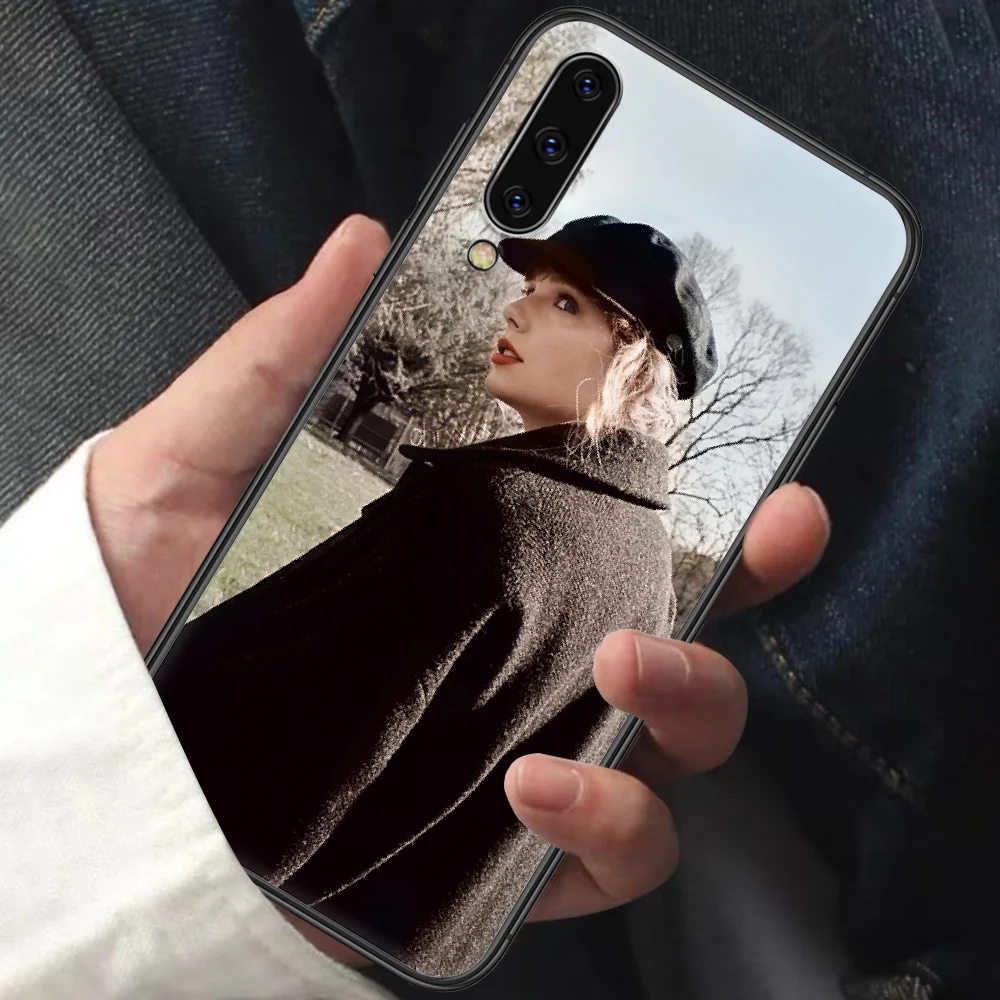 

Taylor Alison Swift Evermore Phone Case For Samsung Galaxy A10 A20 A30 E A40 A50 A51 A70 A71 A J 5 6 7 8 2016 2017 2018 black