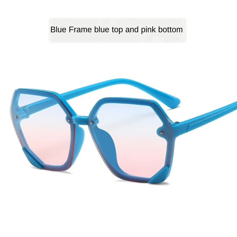 

HUHAITANGParent-Child Sunglasses Children's Fashion Sunglasses Men and Women Baby Color Glasses Children's Fashion Sunglasses