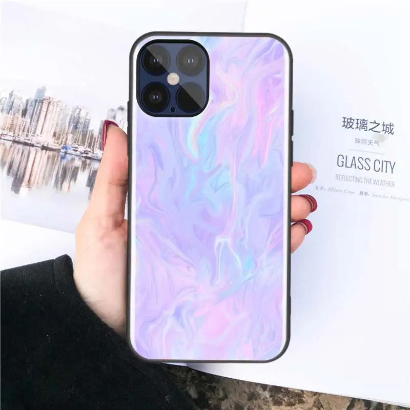 

Black Blue Red Colours Phone Cover for iPhone 7 8 11 12 Mini Pro Max X XS Max XR 6S Plus Case Silicone Fundas Shell