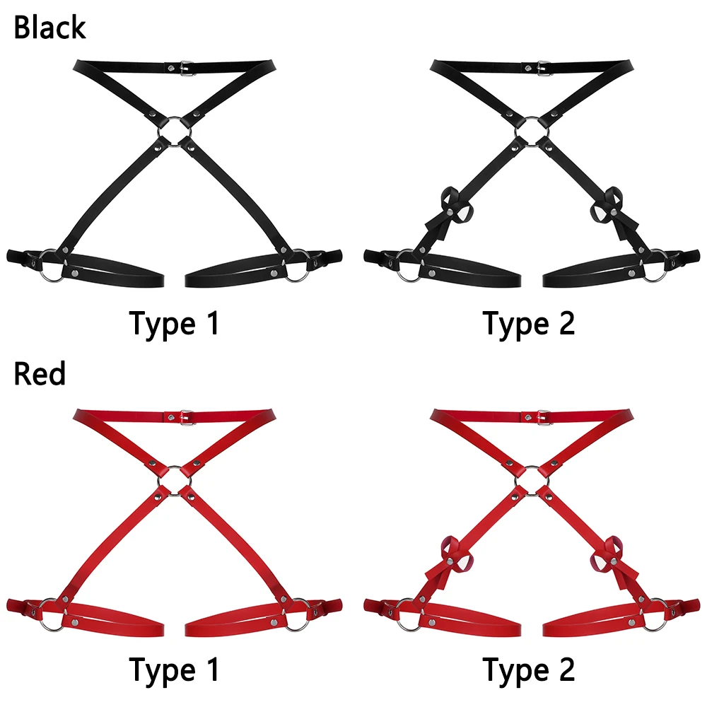 

Belt Women Bondage Harness Stocking Belt Gothic Body Sexy Lingerie Sexs Leather Waist To Leg Harness Thigh Garters