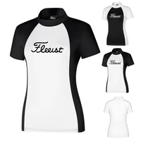 2021 womens golf t shirt sports short sleeve shirt breathable polo shirt for ladies