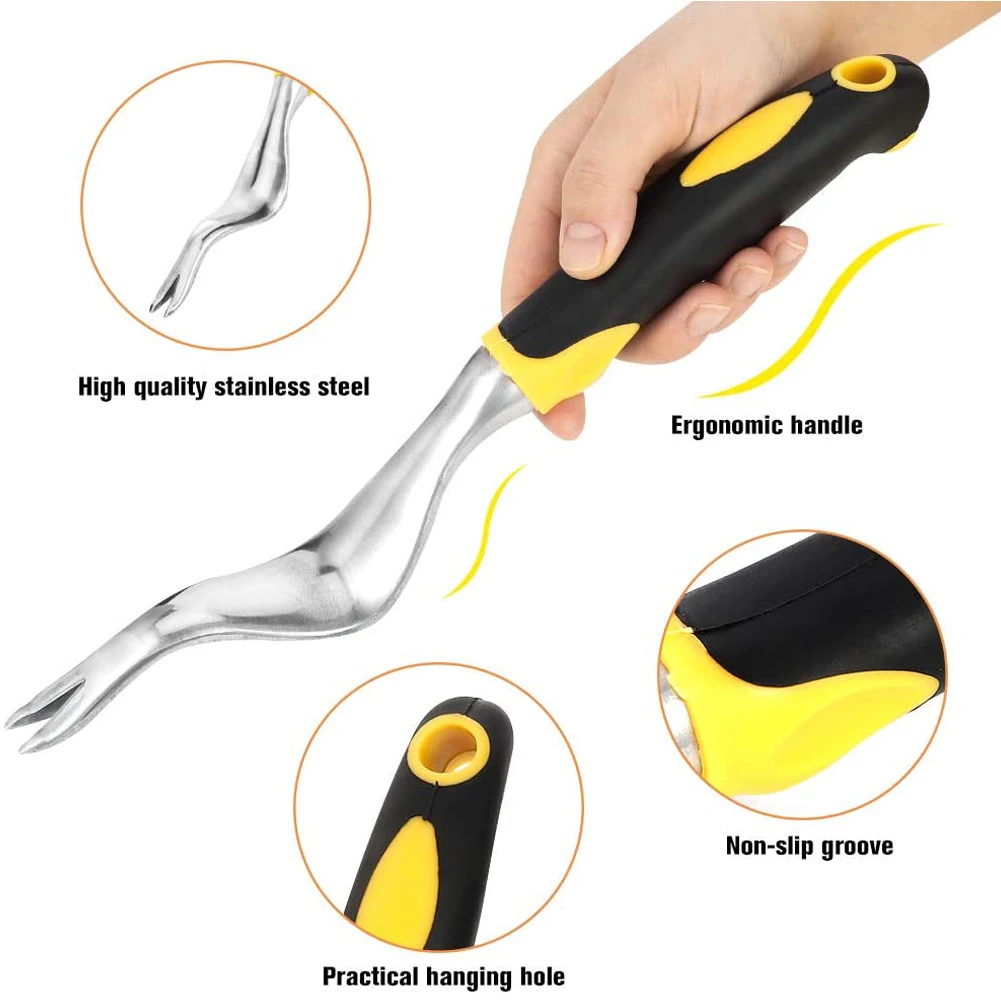 

Hand Tool Garden Weeder Gardening Rust-Proof Weeder Aluminum Alloy Seedling Remover Garden Grass Remover Lawn Tool