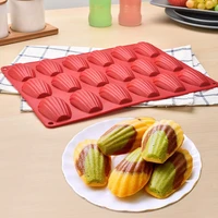 shenhong shell cake moulds silicone madeleine molds cookies baking tools french desserts kitchen bakeware disposable piping bag