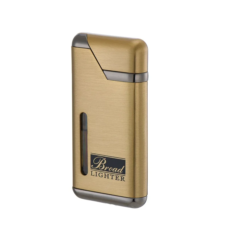 

Window Boutique Metal Electroplating Windproof Butane Gas Lighter Stainless Steel