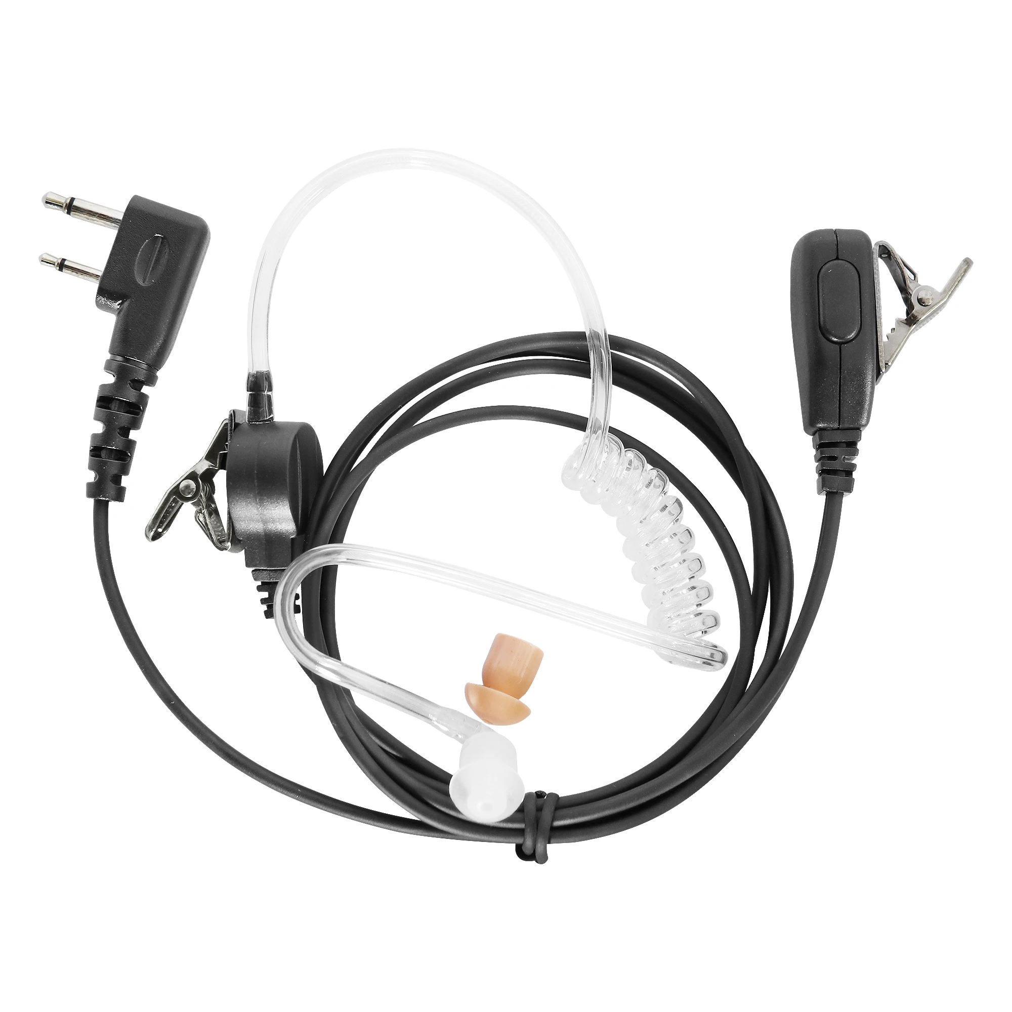 Auriculares de 1 Cable, micr&oacute;fono para ICOM IC-F4, IC-F34, IC-F43, IC-F44, IC-F3001, IC-F3003, IC-F4003, IC-F3023, port&aacute;til-2