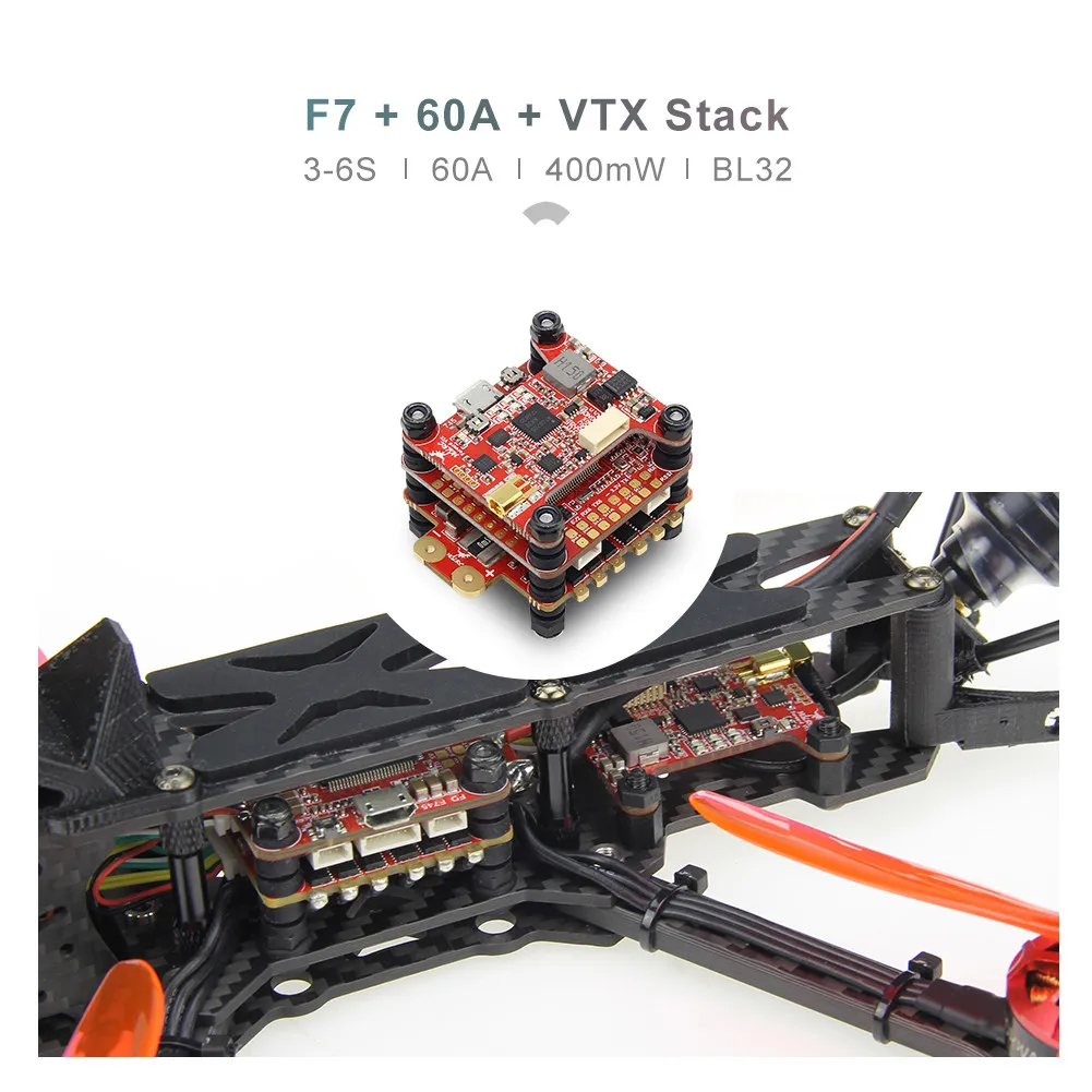 Квадрокоптер HGLRC Sector5 V2 FPV Racing Drone F7 Fc 60A 4 в 1 ESC 2306 игрушки для детей забавные подарки