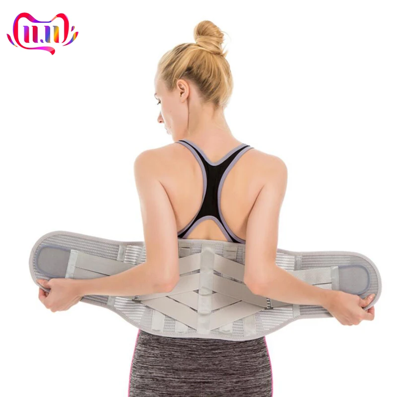 

Elastic Shaper Slim Belt Lumbar Brace Support Belt Waist Trainer Trimmer Corset Girdle Belt Men And Women Lower Back Pain Relief