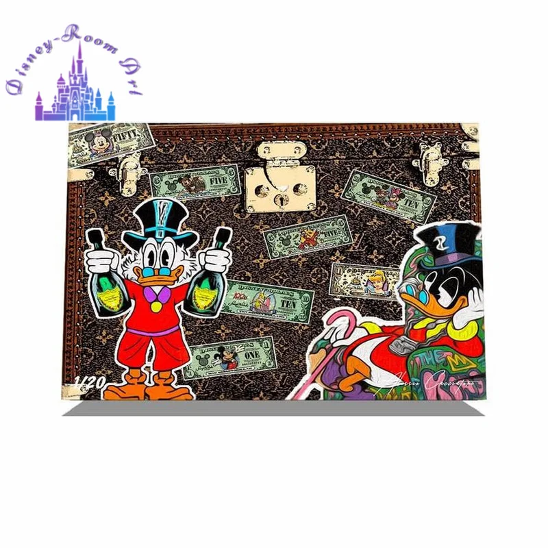 Картина на холсте Disney Настенная картина с монопольным эффектом мультяшный