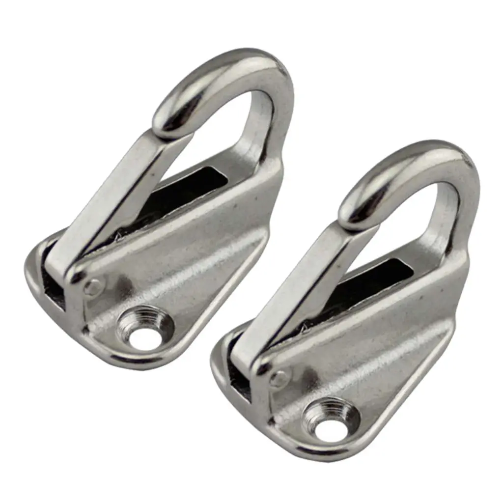 

2Pcs Sail Tug Spring Snap Fending Hook Locked Hooks Attach Rope