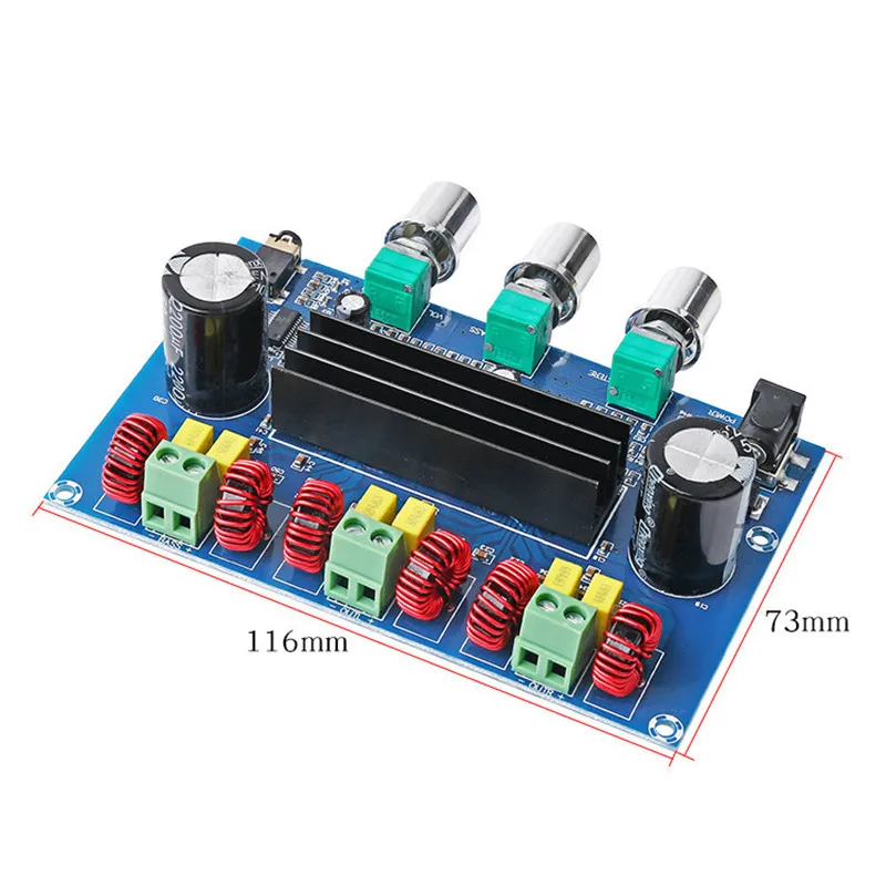 

TPA3116D2 Digital Power Amplifier Board 2.1Channel Stereo Class D Home Speaker Bluetooth 5.0 Audio Receiver Amplifiers for AUX