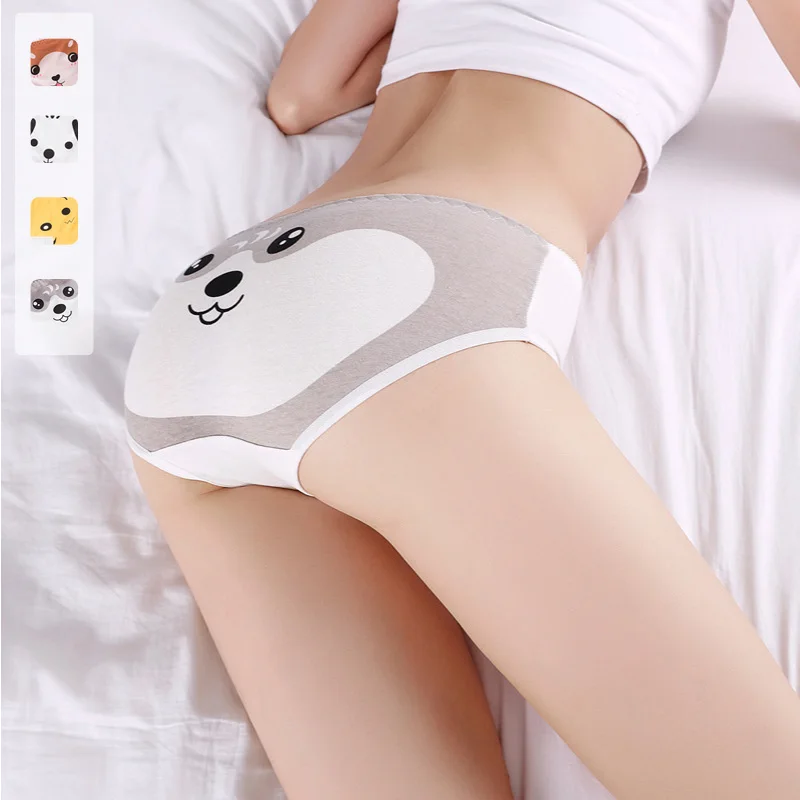 

norns underwear women printed cotton fresh cartoon girl briefs