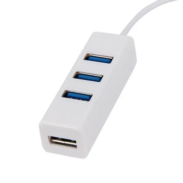 Тонкий дизайн от Type-C до 4 портов USB 3 0 Hub 4-Port 1 Белый адаптер для компьютера Apple Macbook 12