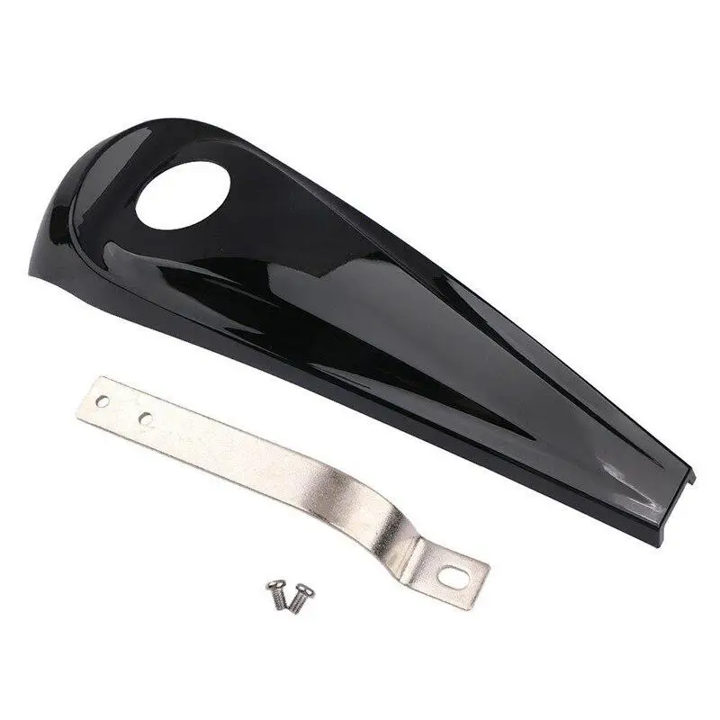 Мотоциклетный глянцевый черный гладкий Чехол для приборной панели и крышка