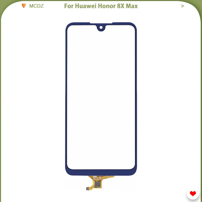 Сенсорная панель для Huawei Honor 8X Max ЖК-дисплей передняя внешнее стекло сенсорный