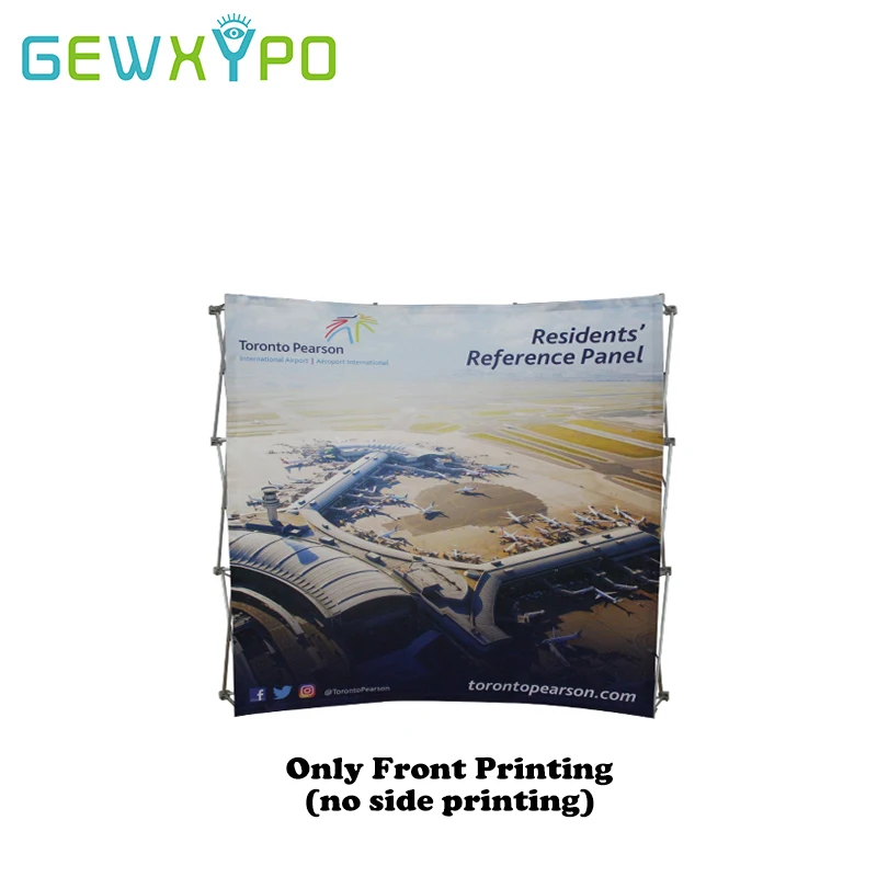 Выставочный стенд высокого качества 8 футов изогнутые всплывающие рекламные