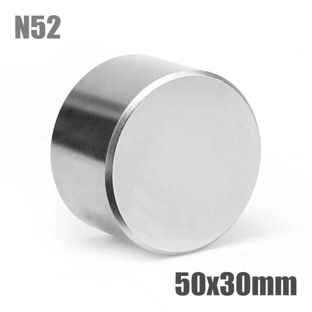 

N52 50x30 mm Round Strong magnet Rare Earth N35 N52 D40-60mm Neodymium Magnet powerful permanent magnetic imanes
