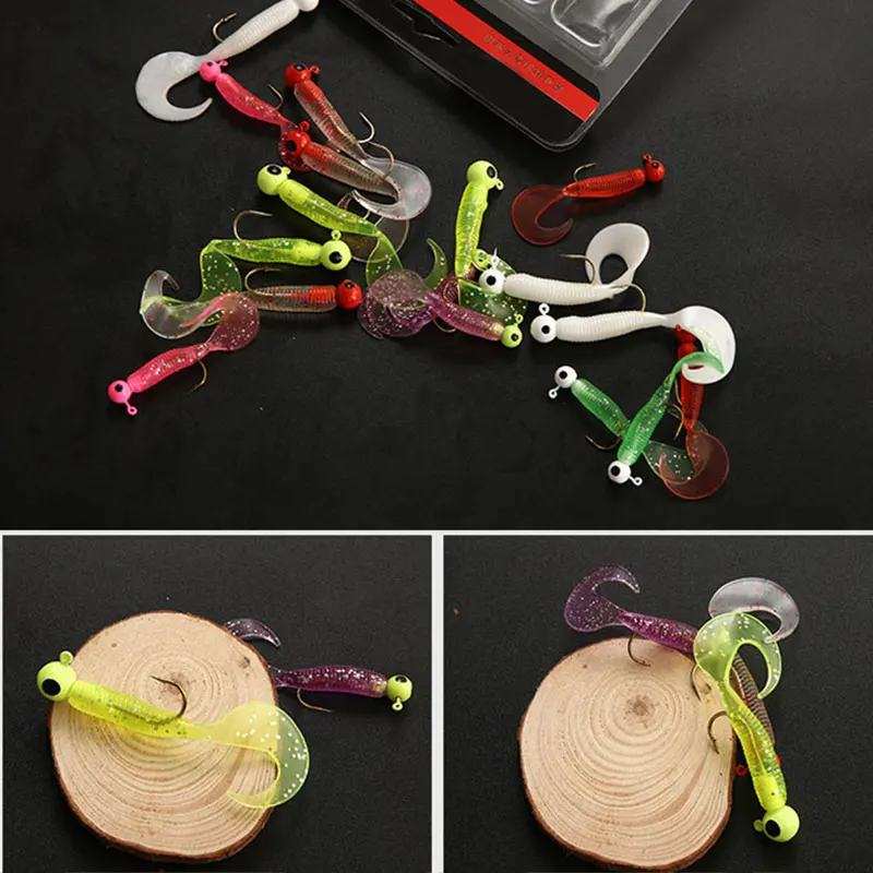 

Fishing Lures Kit Bass Baits Tackle Including Plastic Worms Topwater Lures Tackle Box Fishing Gear Lures Kit Set XR-Hot