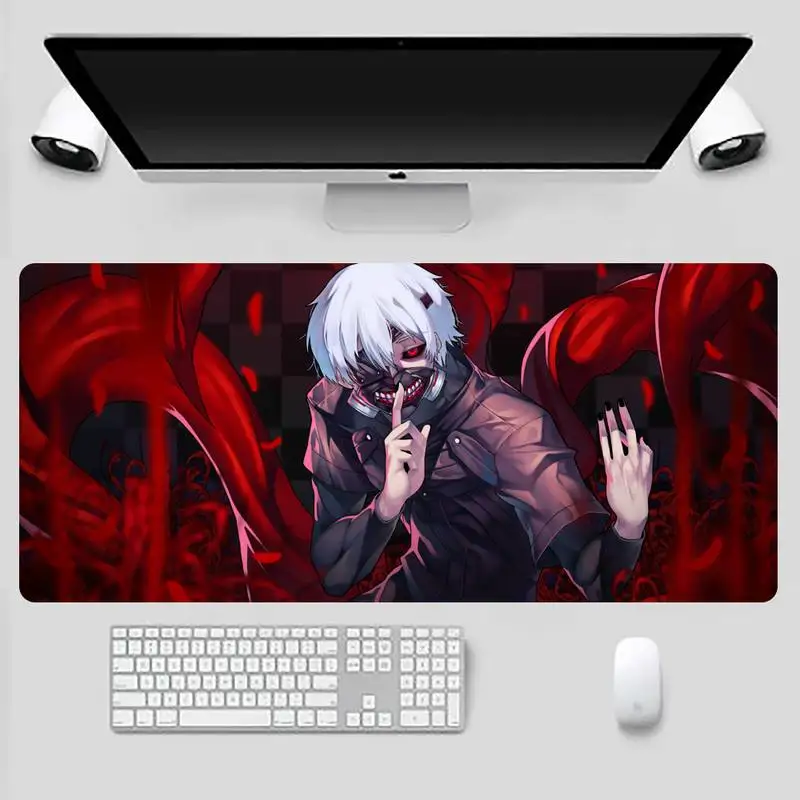 

Tokyo Ghoul anime Natural Rubber Gaming mousepad Desk Mat X XL XXL Non slip Cushion Thickness 2mm LockEdge equal LE