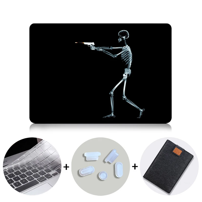 Жесткий чехол MTT с черным каркасом для Apple Macbook Pro 13 15 retina для Mac Book Air 11 12 13 защитный чехол для ноутбука - Цвет: MB01
