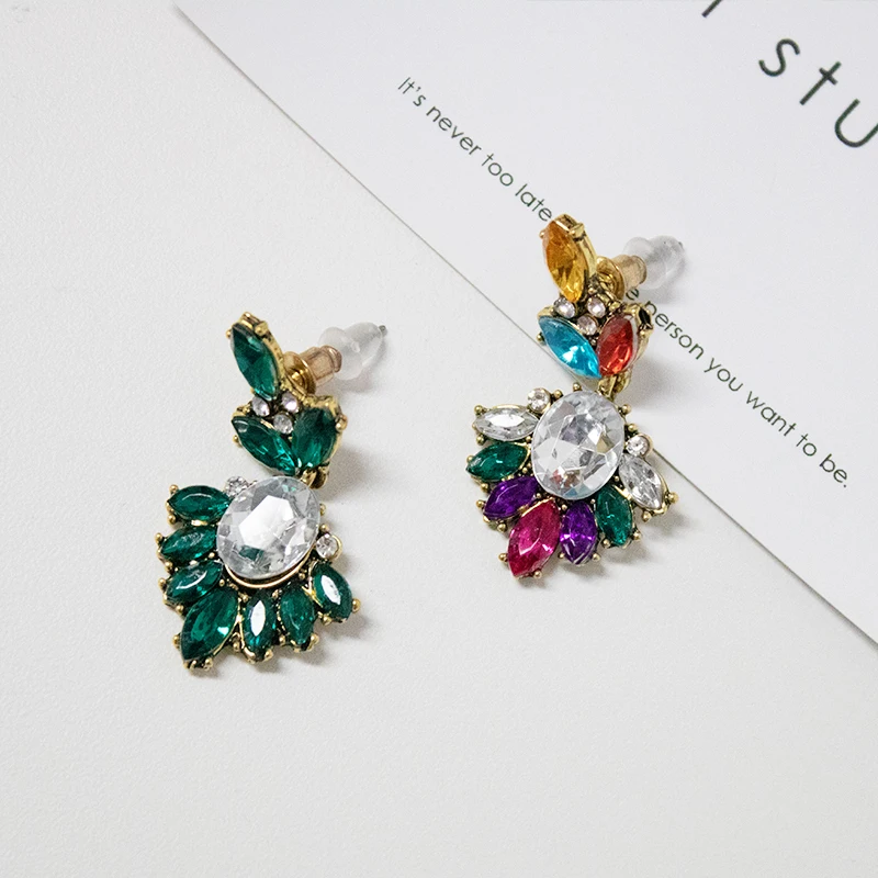 Серьги ювелирные изделия новый золотой цвет Длинные Кристальные кисточки