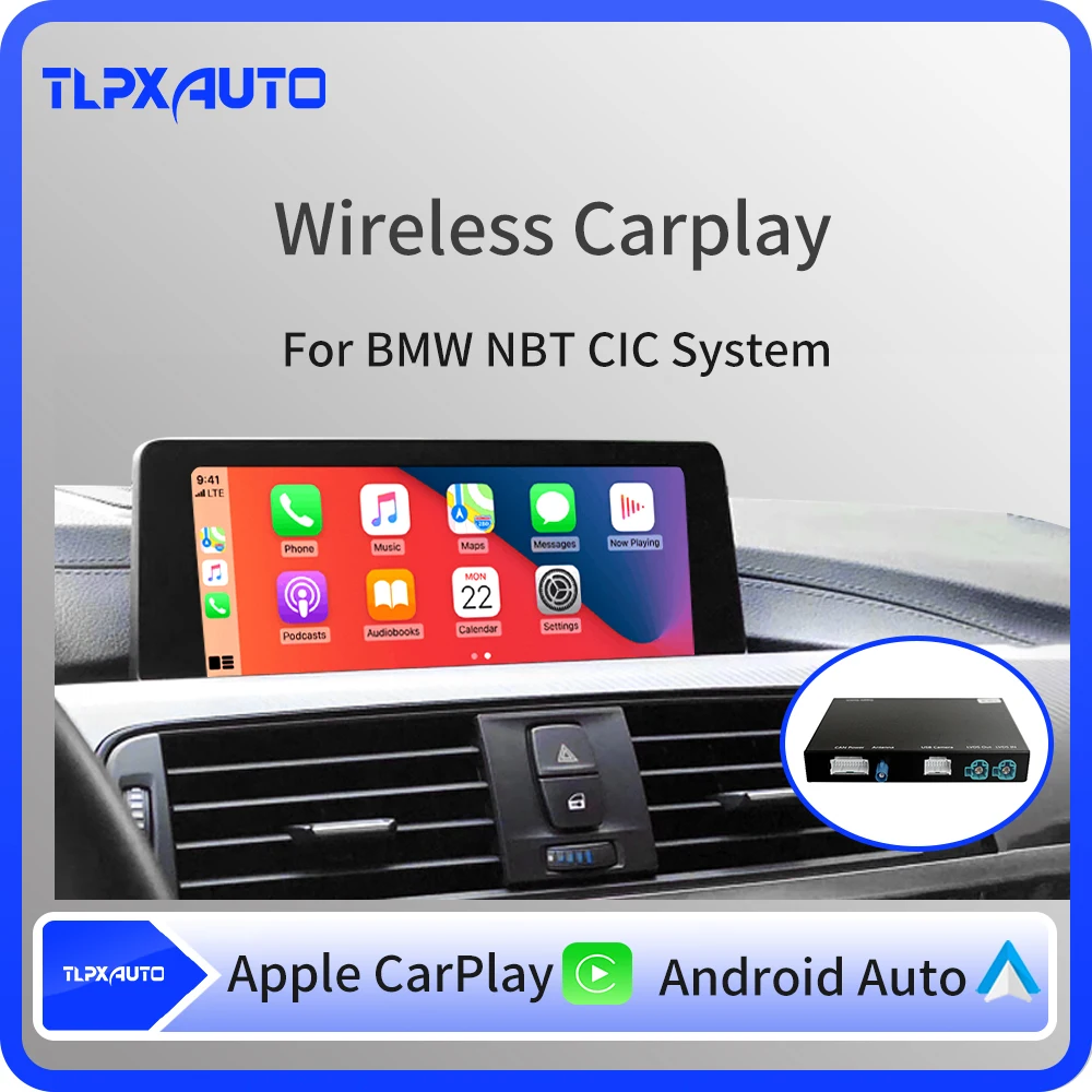 Wi Fi беспроводной Apple Carplay Box Android авто для BMW NBT системы 1 2 3 4 5 7 серии X3 X4 X5 X6 MINI F10 F15 F16