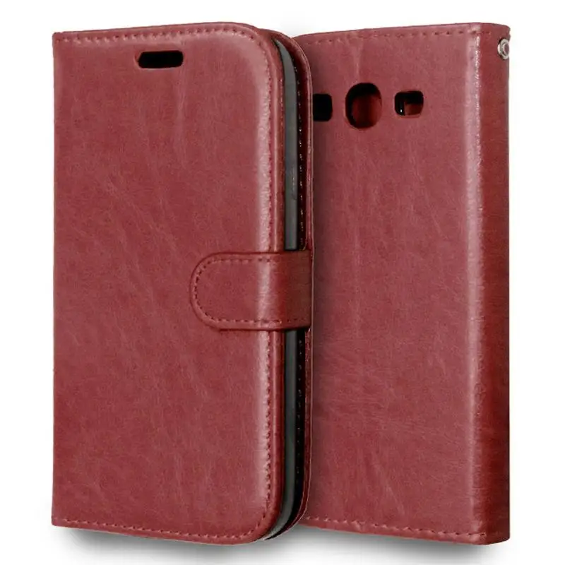 Винтажный чехол бумажник из искусственной кожи с откидной крышкой для Samsung Galaxy