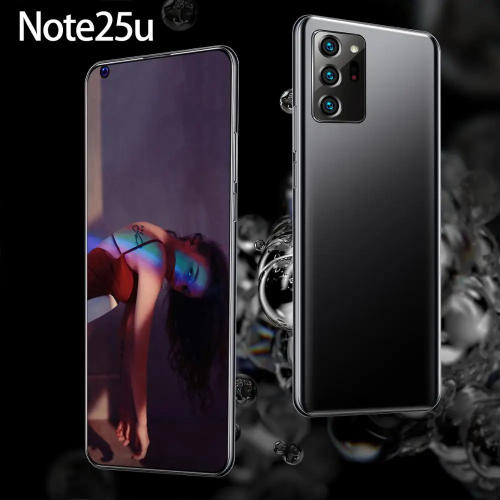 

New 7.2Inch Galxy Note25u Snapdragon 865 Smartphone 8GB 256GB Android 10.0 6800mAh Mobilephone 4G5G Note20 Phones Global Version